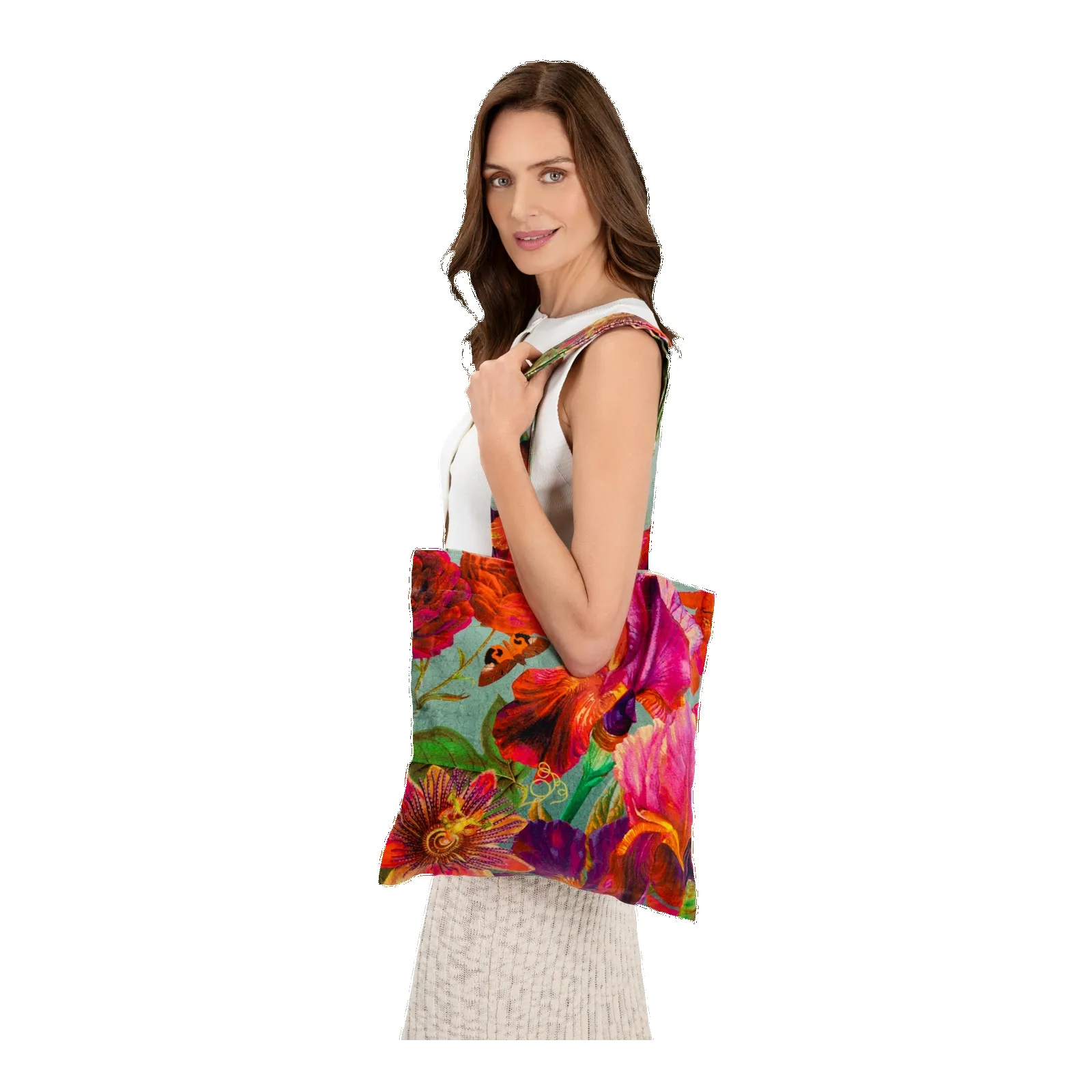Powder Velvet Tote Bag sold by Coes product image thumbnail 3