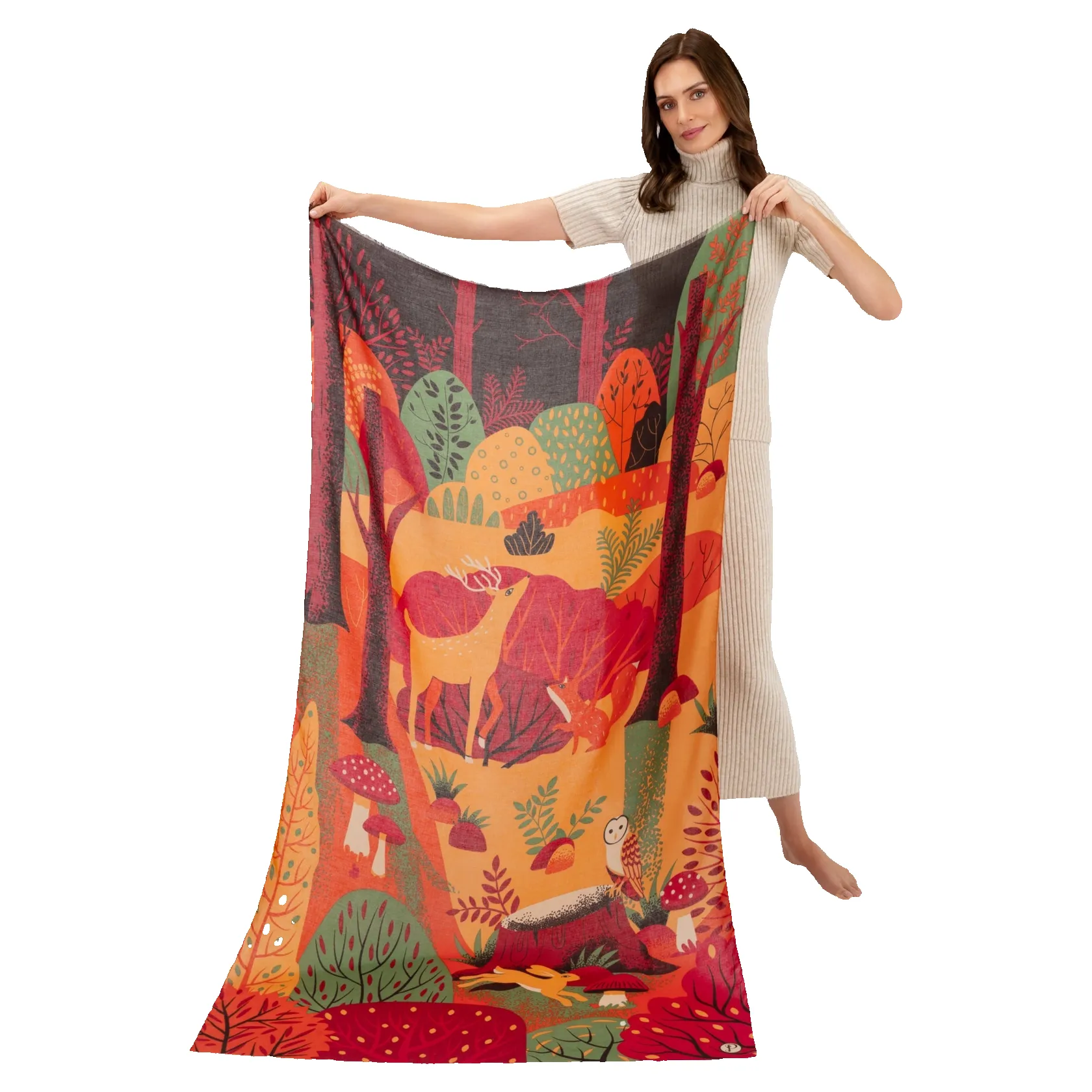 Powder Print Scarf sold by Coes product image thumbnail 2