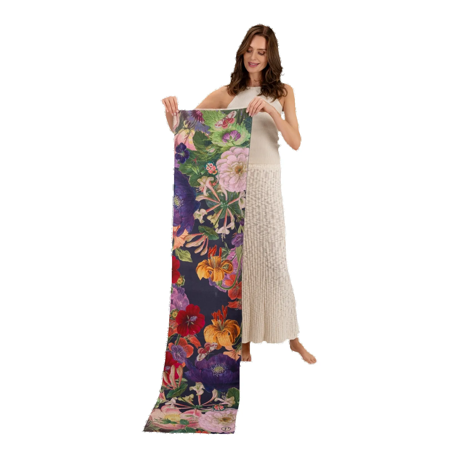 Powder Lux Print Scarf sold by Coes