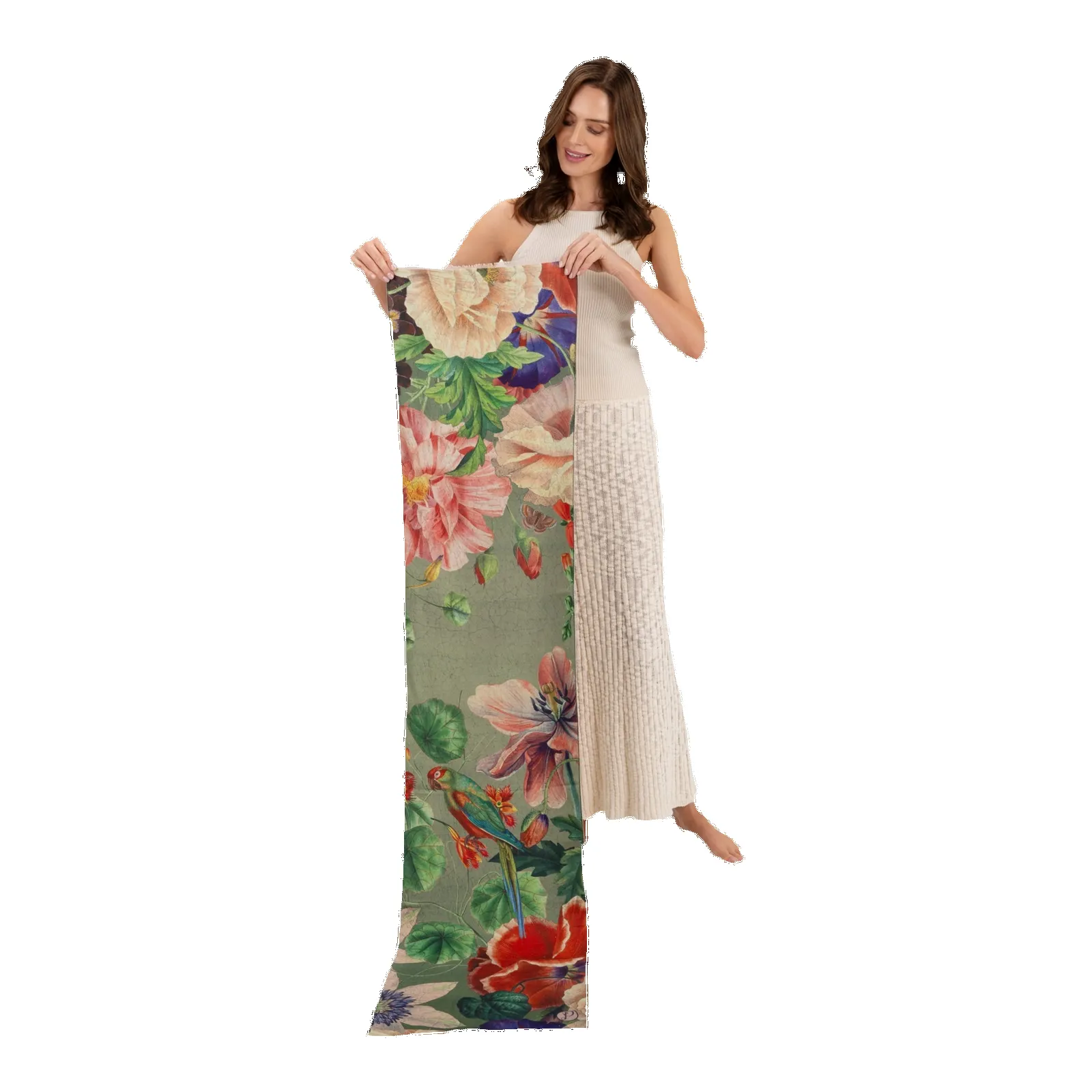 Powder Lux Print Scarf sold by Coes product image thumbnail 2