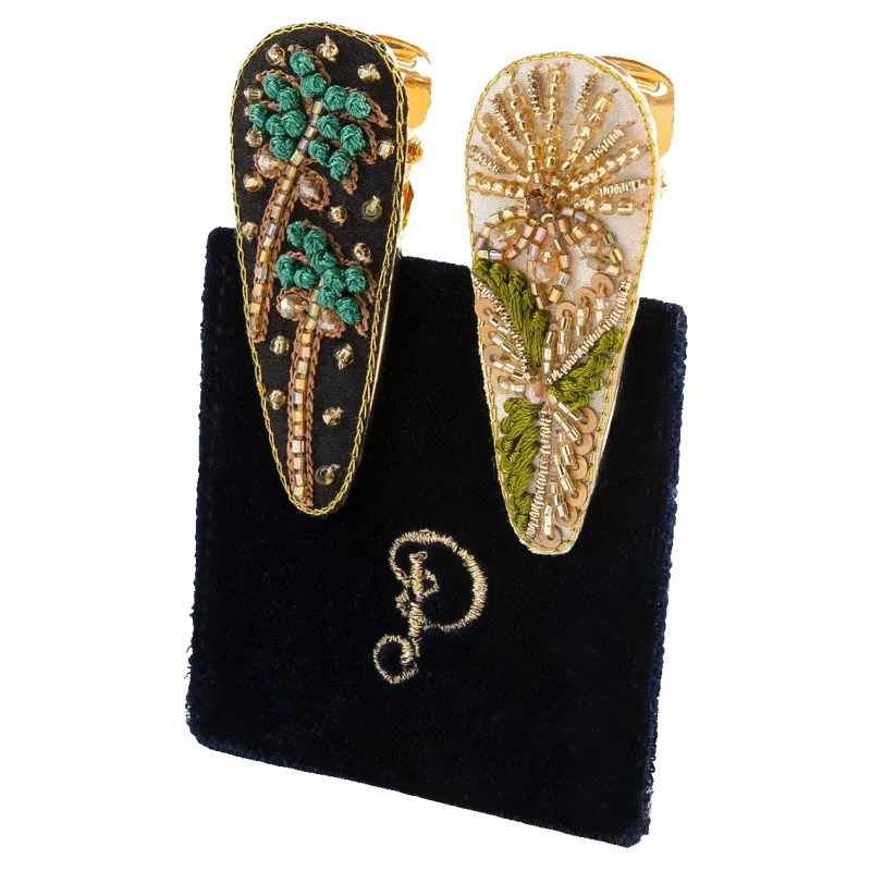 Powder Pack Of 2 Hair Clips sold by Coes