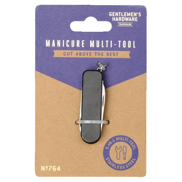 Gentlemen's Hardware Mini Manicure Multi-tool sold by Coes