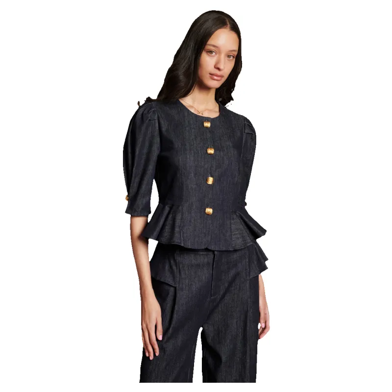 Sister Jane Curio Denim Top sold by Coes