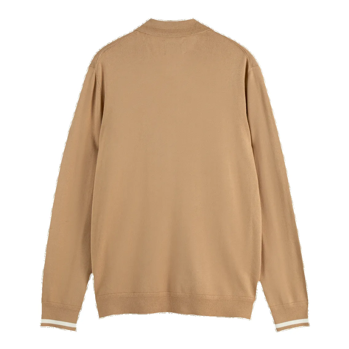 Scotch & Soda Ecovero Blend Knitted Long Sleeve Polo sold by Coes product image thumbnail 4