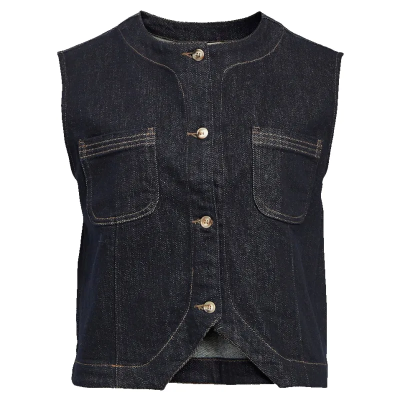 Object Camilla Denim Waistcoat made by .OBJECT