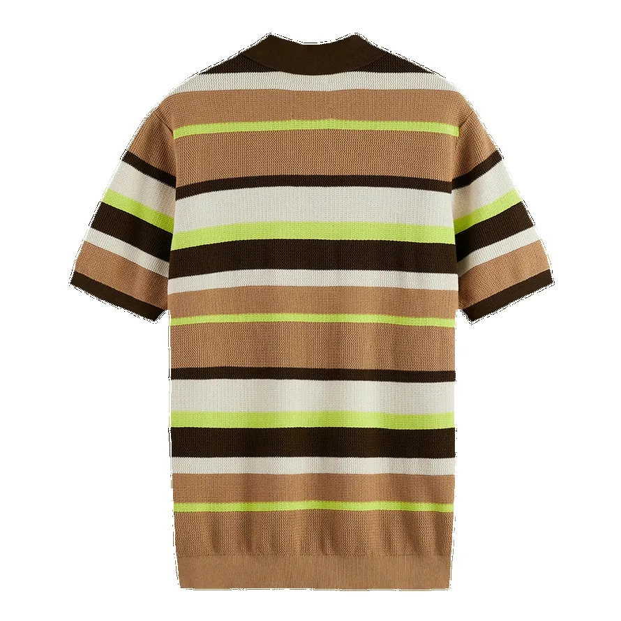 Scotch & Soda Knitted Stripe Polo sold by Coes product image thumbnail 2