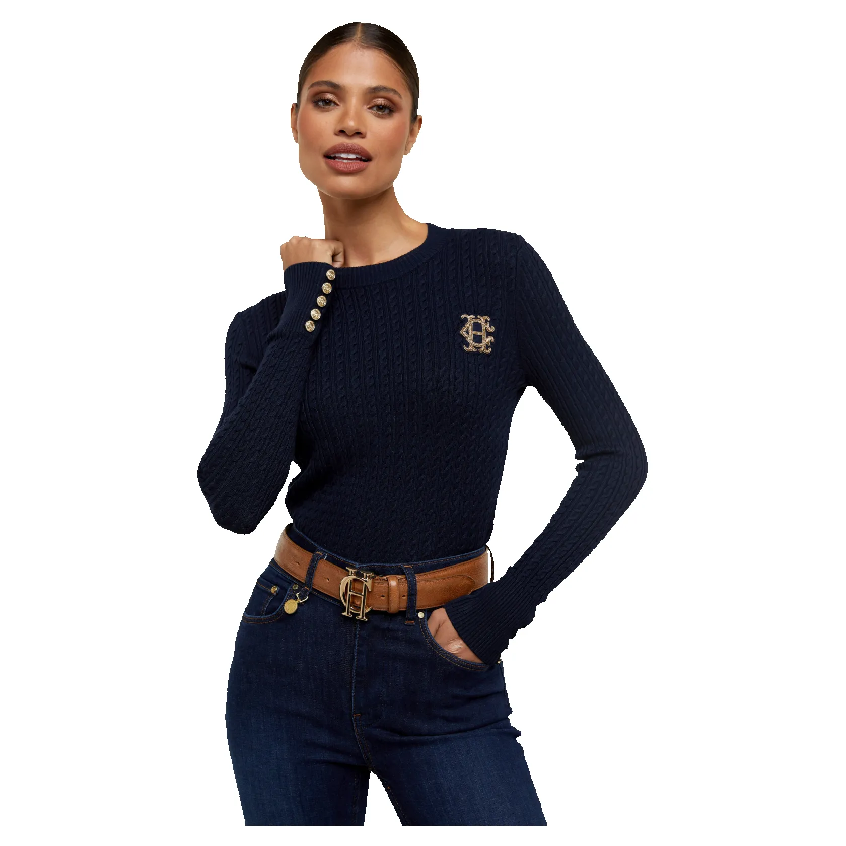 Holland Cooper Princeton Crew Neck Knit sold by Coes product image thumbnail 2