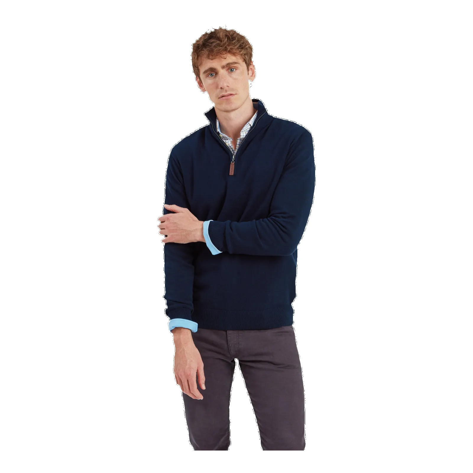 Schoffel Calton Cotton Cashmere 1/4 Zip Jumper sold by Coes product image thumbnail 2