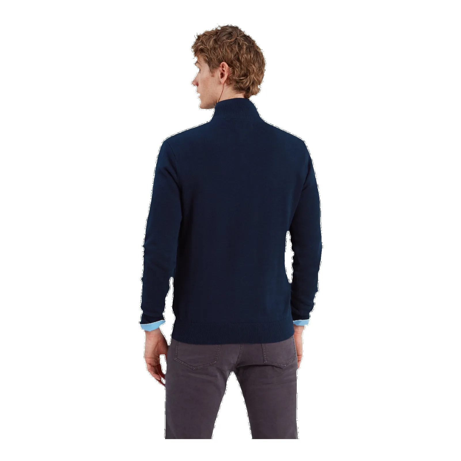 Schoffel Calton Cotton Cashmere 1/4 Zip Jumper sold by Coes product image thumbnail 4
