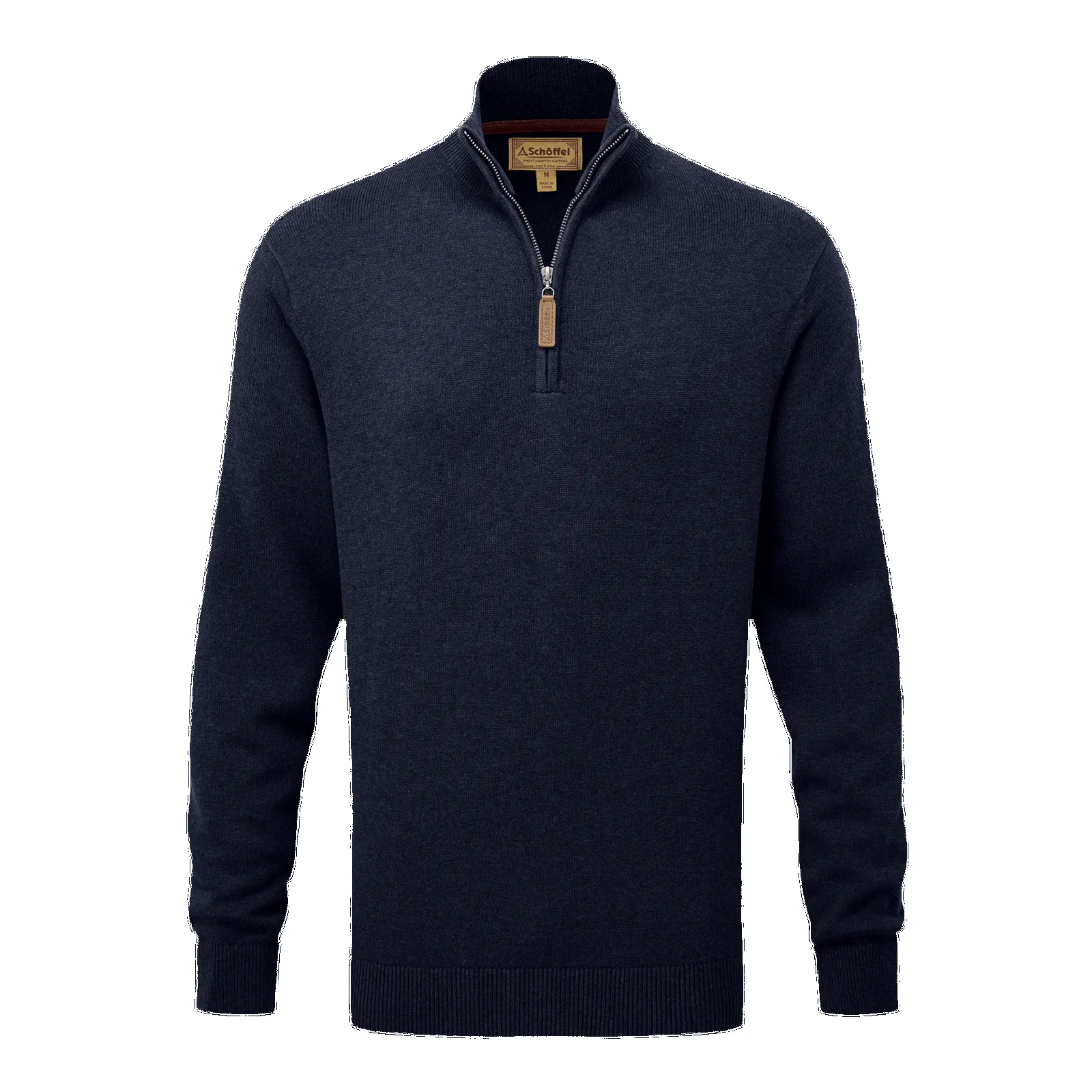 Schoffel Calton Cotton Cashmere 1/4 Zip Jumper sold by Coes