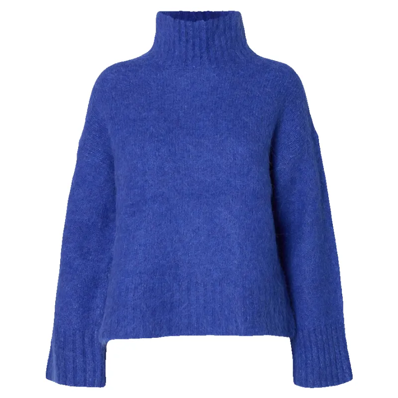 Selected Slfgabriella Ls Knit High Neck sold by Coes