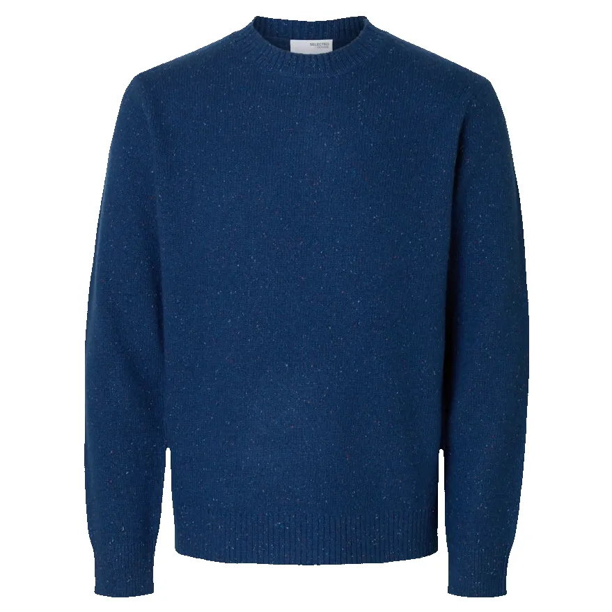 Selected Neil Long Sleeve Knit Neps Crew Neck sold by Coes