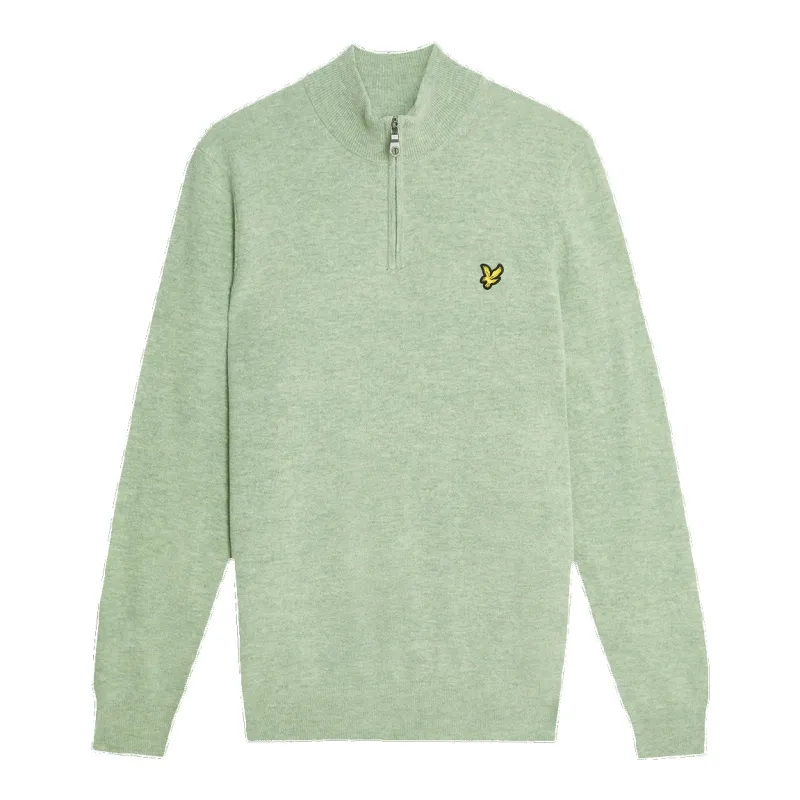 Lyle & Scott Lambswool Blend Quarter Zip Jumper sold by Coes