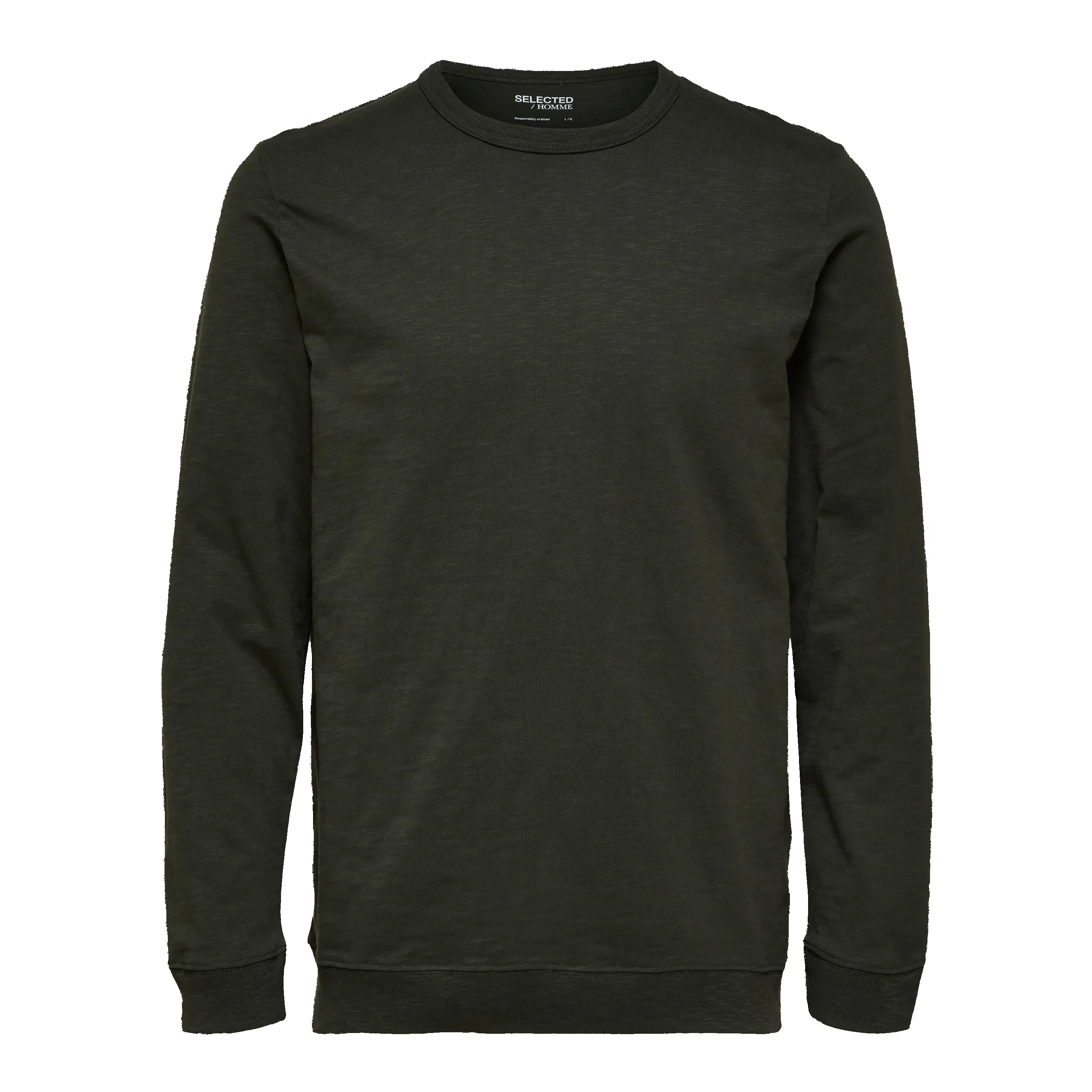 Selected Long Sleeve O-Neck Tee sold by Coes