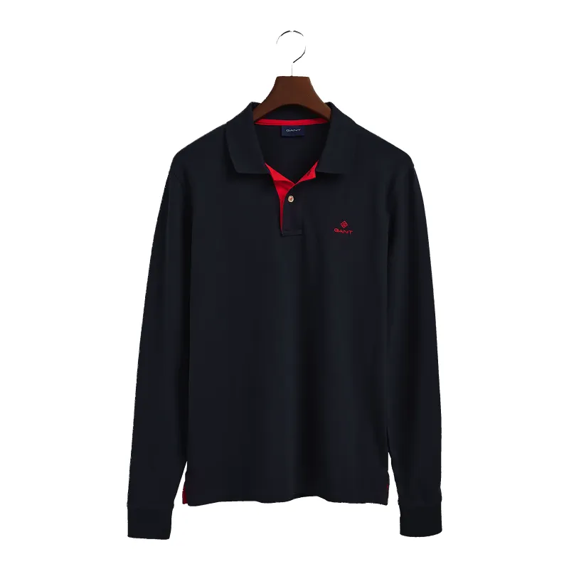 GANT Contrast Collar Pique Rugger made by Gant