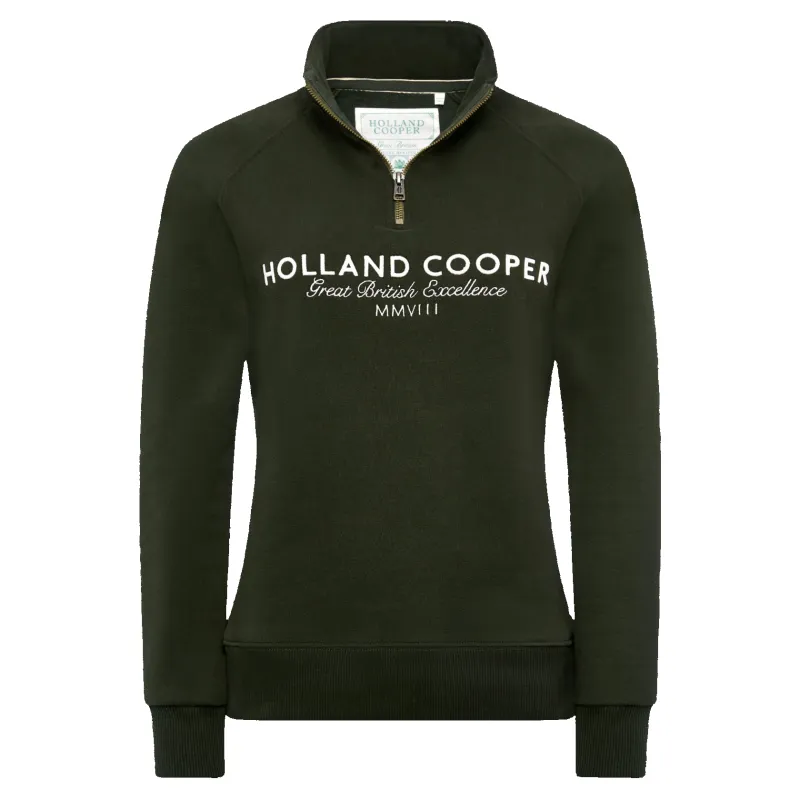 Holland Cooper Sports Goods Zip Henley Sweater made by Coes