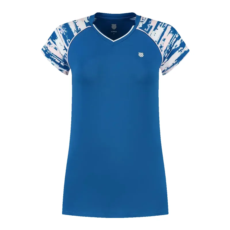 K-Swiss Hypercourt Cap Sleeve Tee 2 sold by Coes