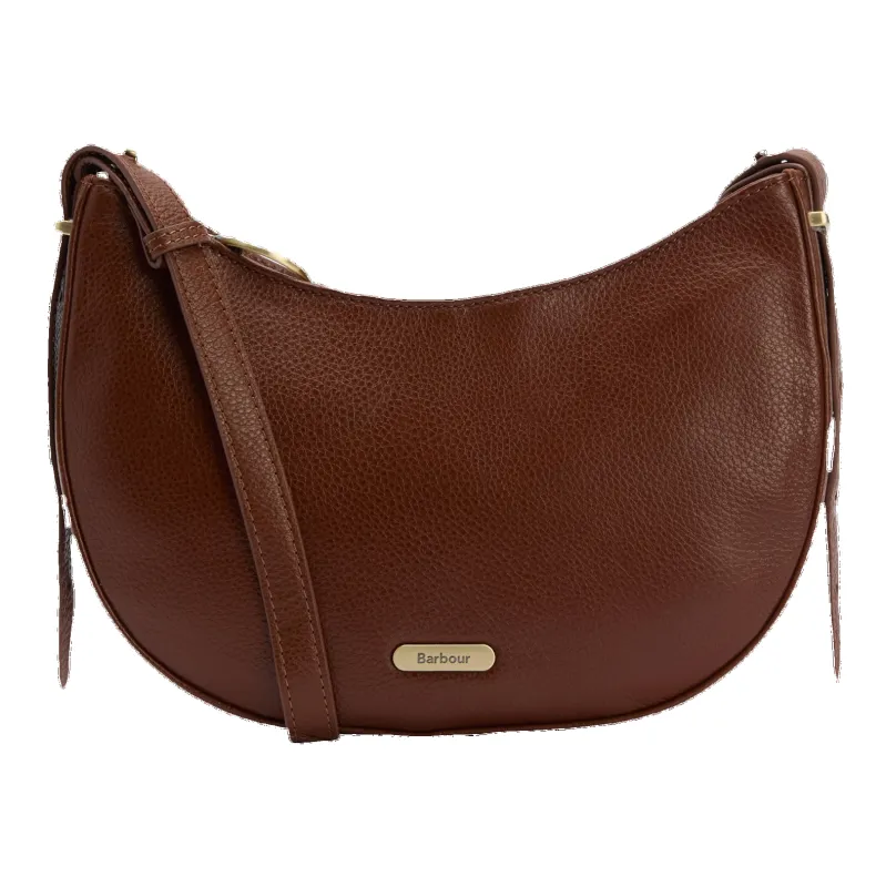 Barbour Sorrel Leather Sling Bag made by Barbour