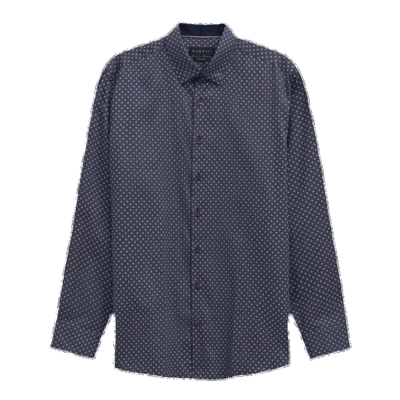 Bugatti Geo Print Long Sleeve Shirt made by Bugatti