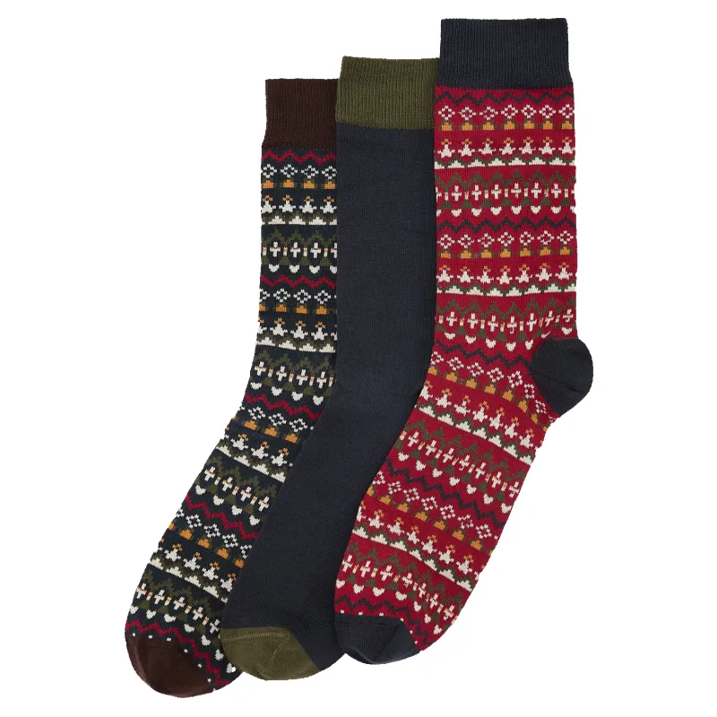 Barbour Marlow Fair Isle Sock Gift Box sold by Coes