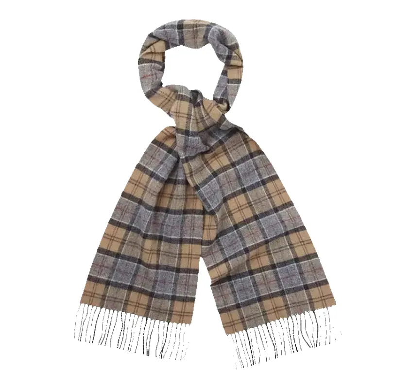 Barbour Tartan Lambswool Scarf in Dress Tartan sold by Coes