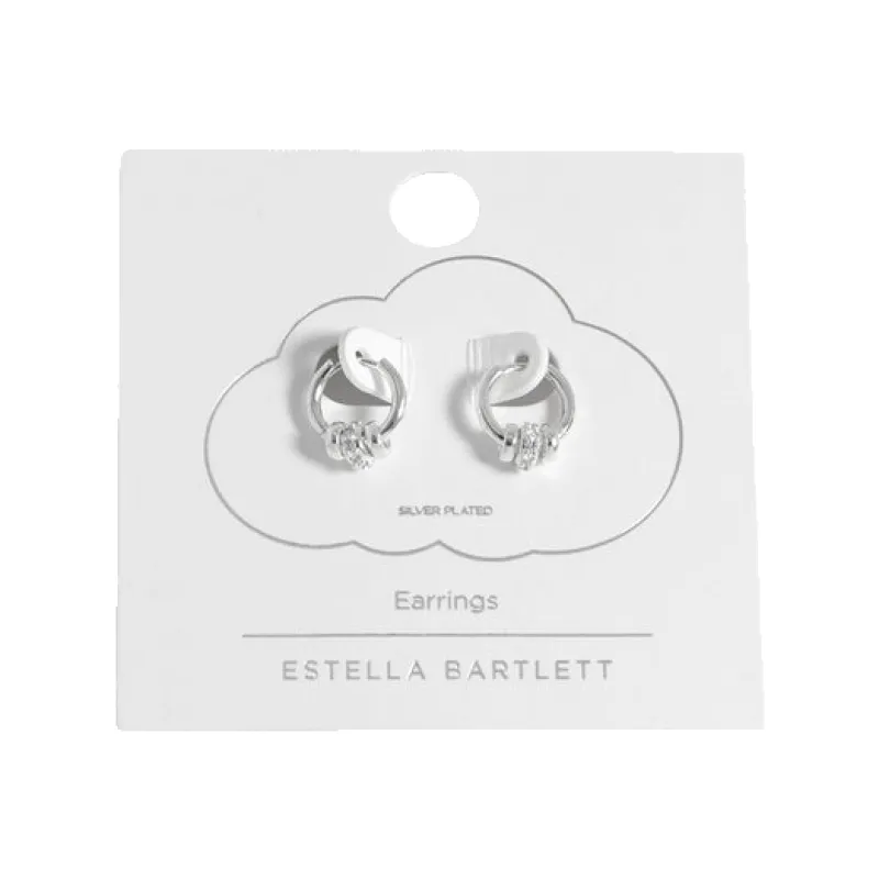 Estella Bartlett Triple Disc Cz Hoop Earrings sold by Coes