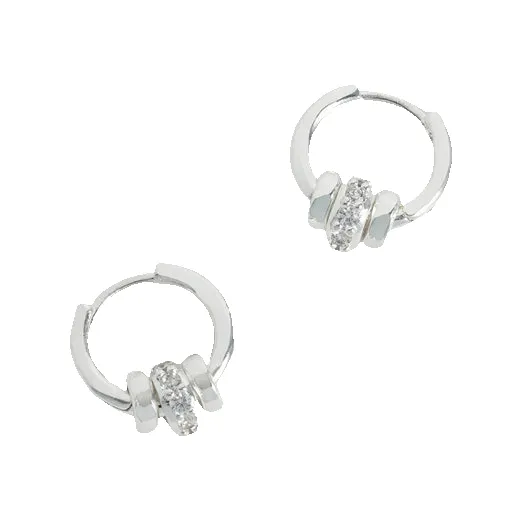 Estella Bartlett Triple Disc Cz Hoop Earrings sold by Coes product image thumbnail 3