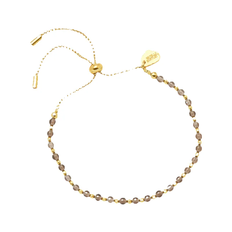 Estella Bartlett Amelia Smoky Quartz Open Sell Bracelet sold by Coes
