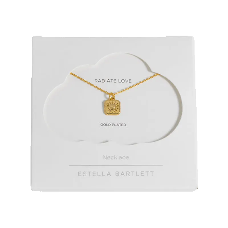 Estella Bartlett Bobble Heart Tablet Necklace made by Coes
