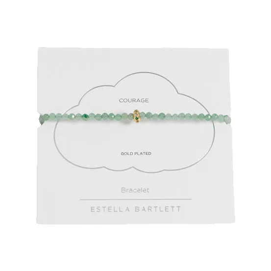 Estella Bartlett Aventurine Cz Disc Amelia Bracelet sold by Coes