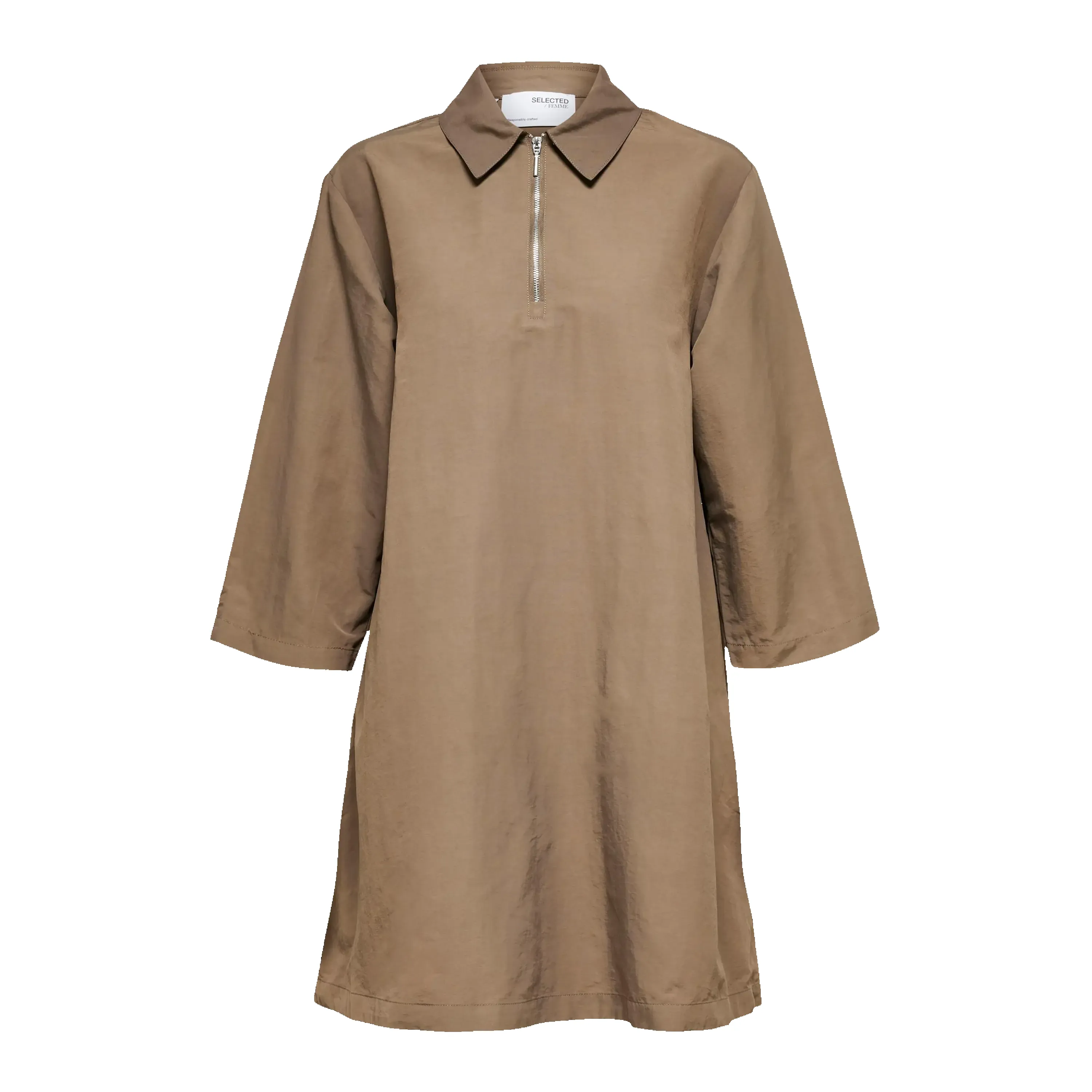 Selected Femme Nia Midi Zipper Dress sold by Coes