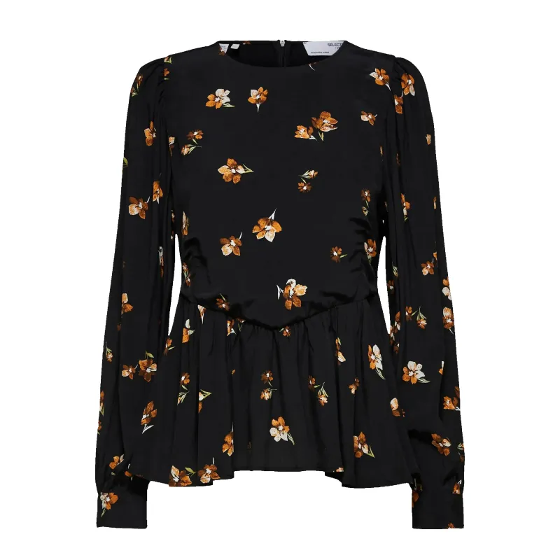 Selected Femme Long Sleeve Peplum Blouse sold by Coes
