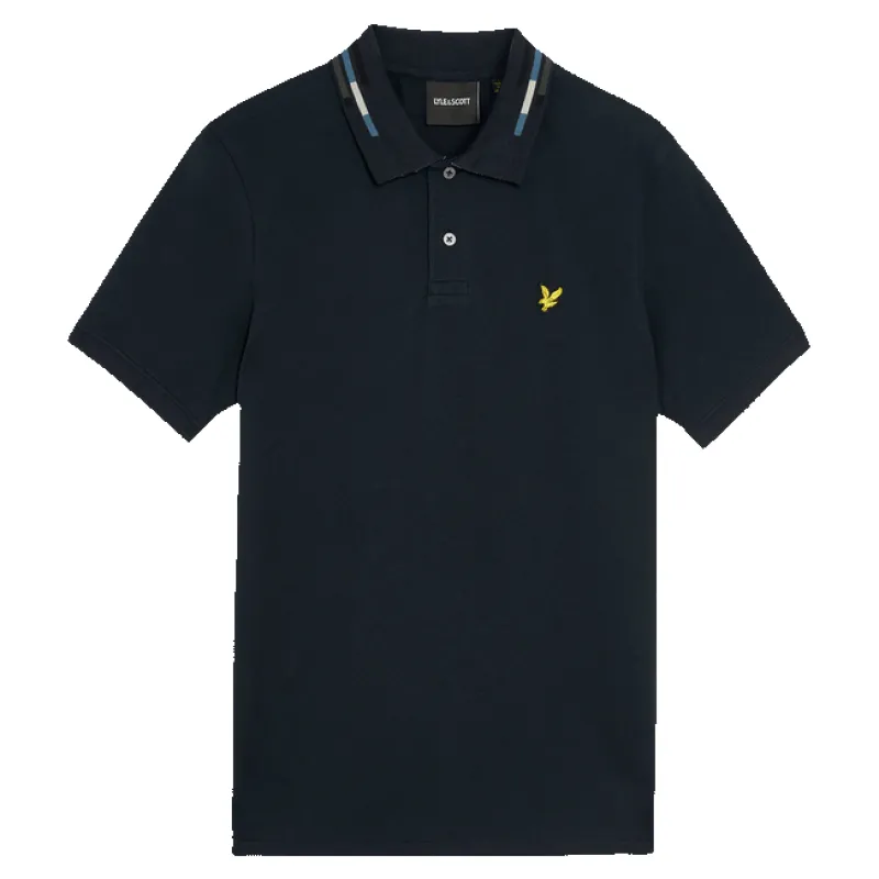 Lyle & Scott Striped Tipped Polo Shirt sold by Coes