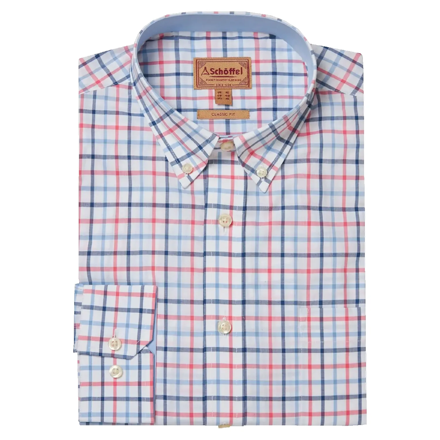 Schoffel Holkham Classic Long Sleeve Shirt sold by Coes product image thumbnail 5