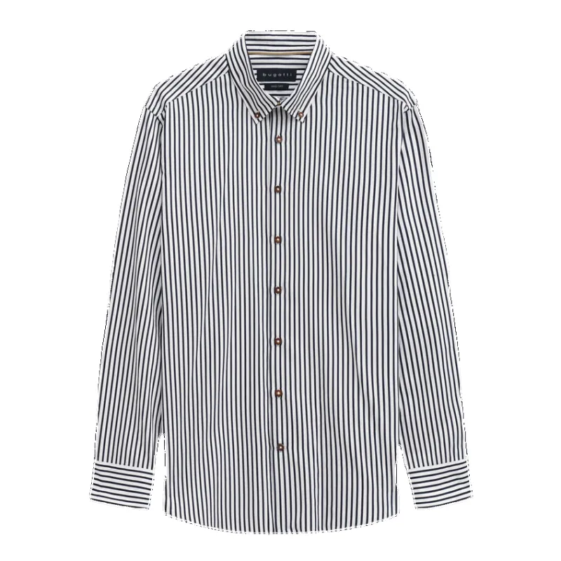 Bugatti Long Sleeve Stripe Shirt sold by Coes