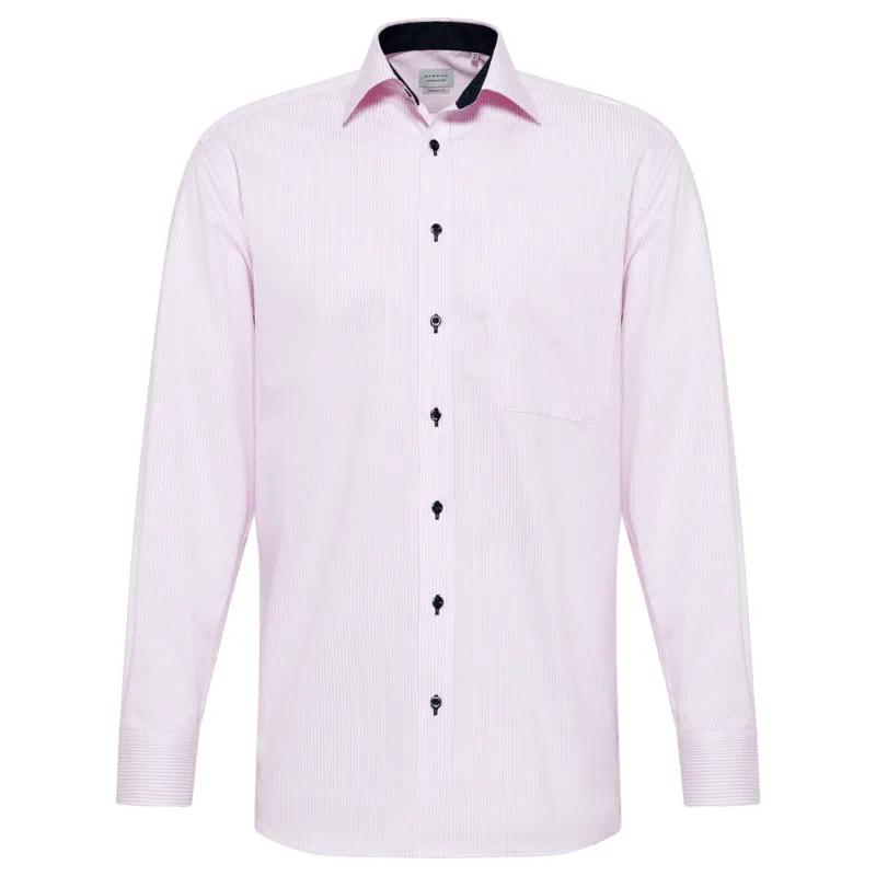 Eterna Long Sleeve Striped Formal Shirt sold by Coes