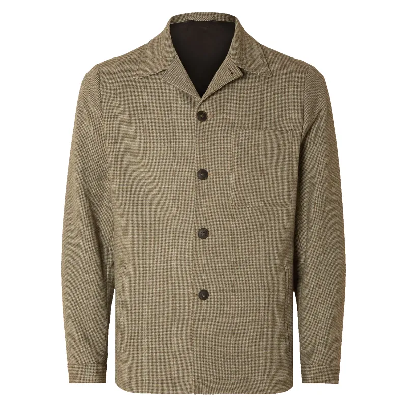 Selected Robert Check Shacket sold by Coes