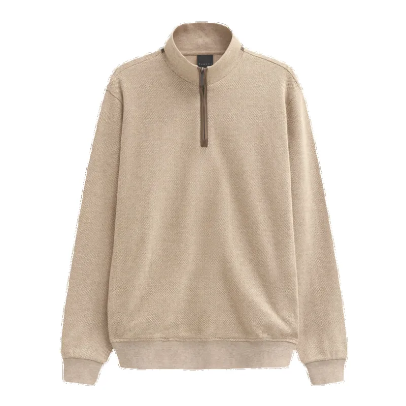 Bugatti 1/4zip Herringbone Sweatshirt sold by Coes