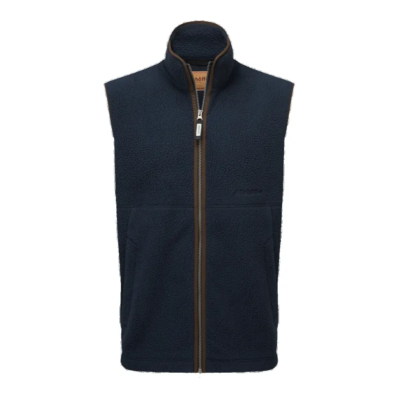 Schoffel Oakham Retro Fleece Gilet sold by Coes