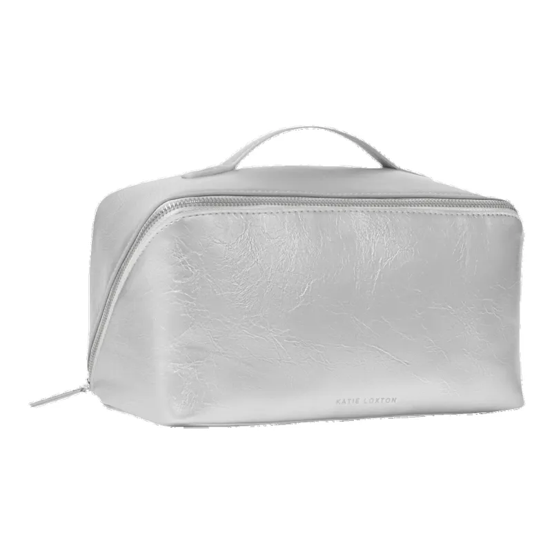 Katie Loxton Patent Crackle Make Up Bag And Wash Bag - Large sold by Coes