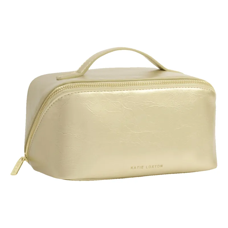 Katie Loxton Patent Crackle Make Up Bag And Wash Bag - Medium sold by Coes