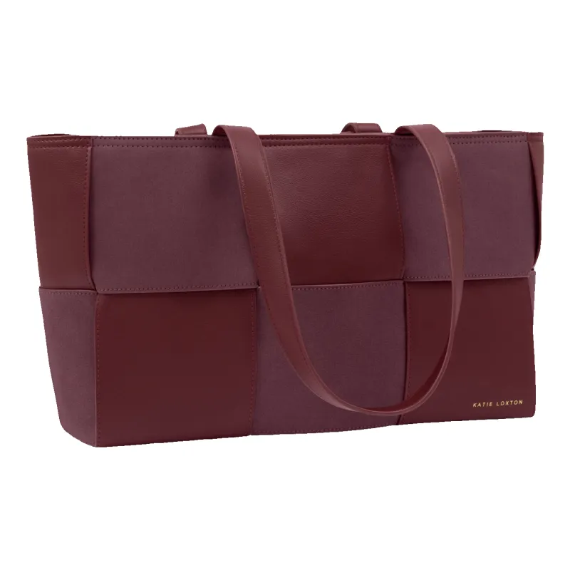 Katie Loxton Taya Hand Woven Suedette Tote Bag sold by Coes