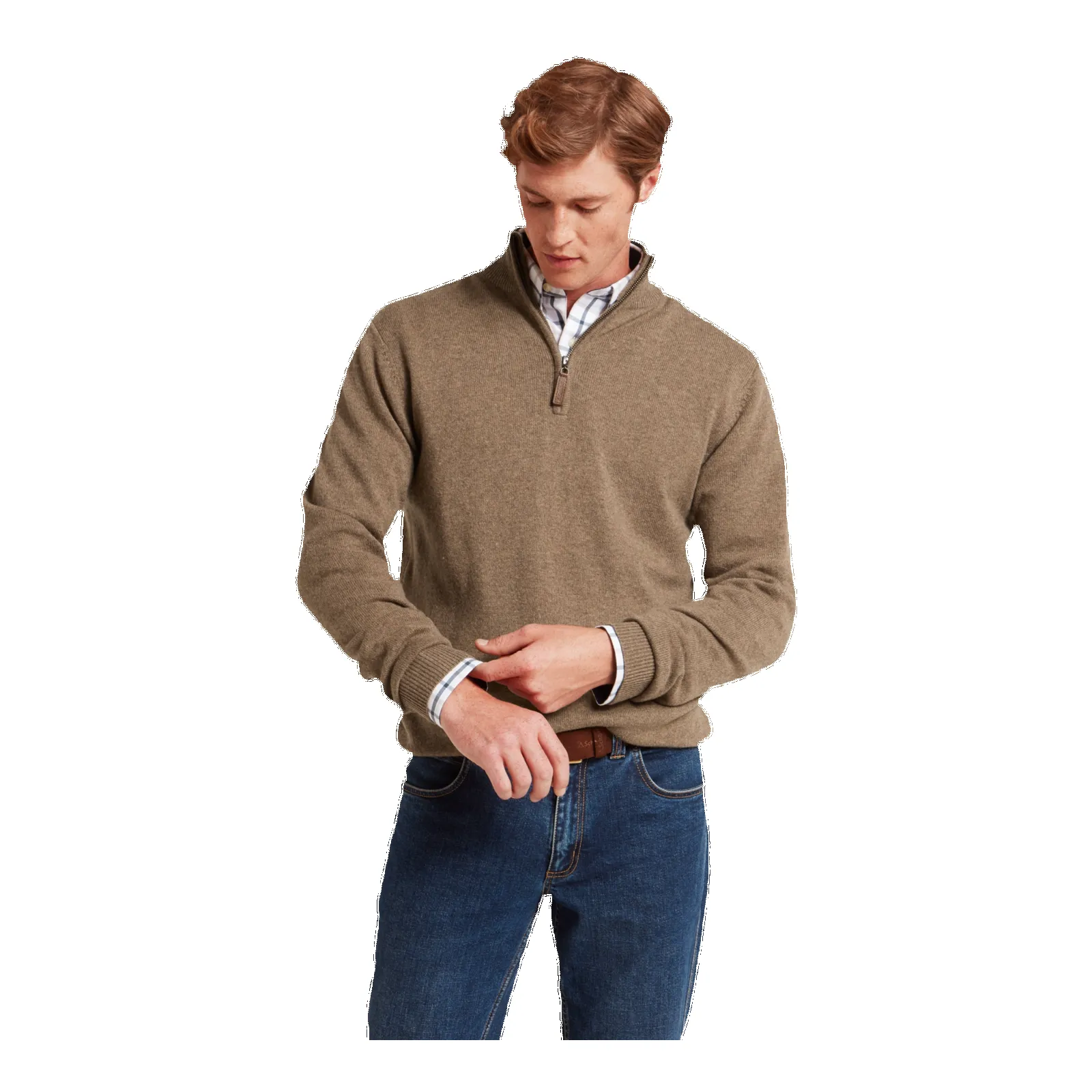Schoffel Lewis Lambswool 1/4 Zip Jumper sold by Coes product image thumbnail 2