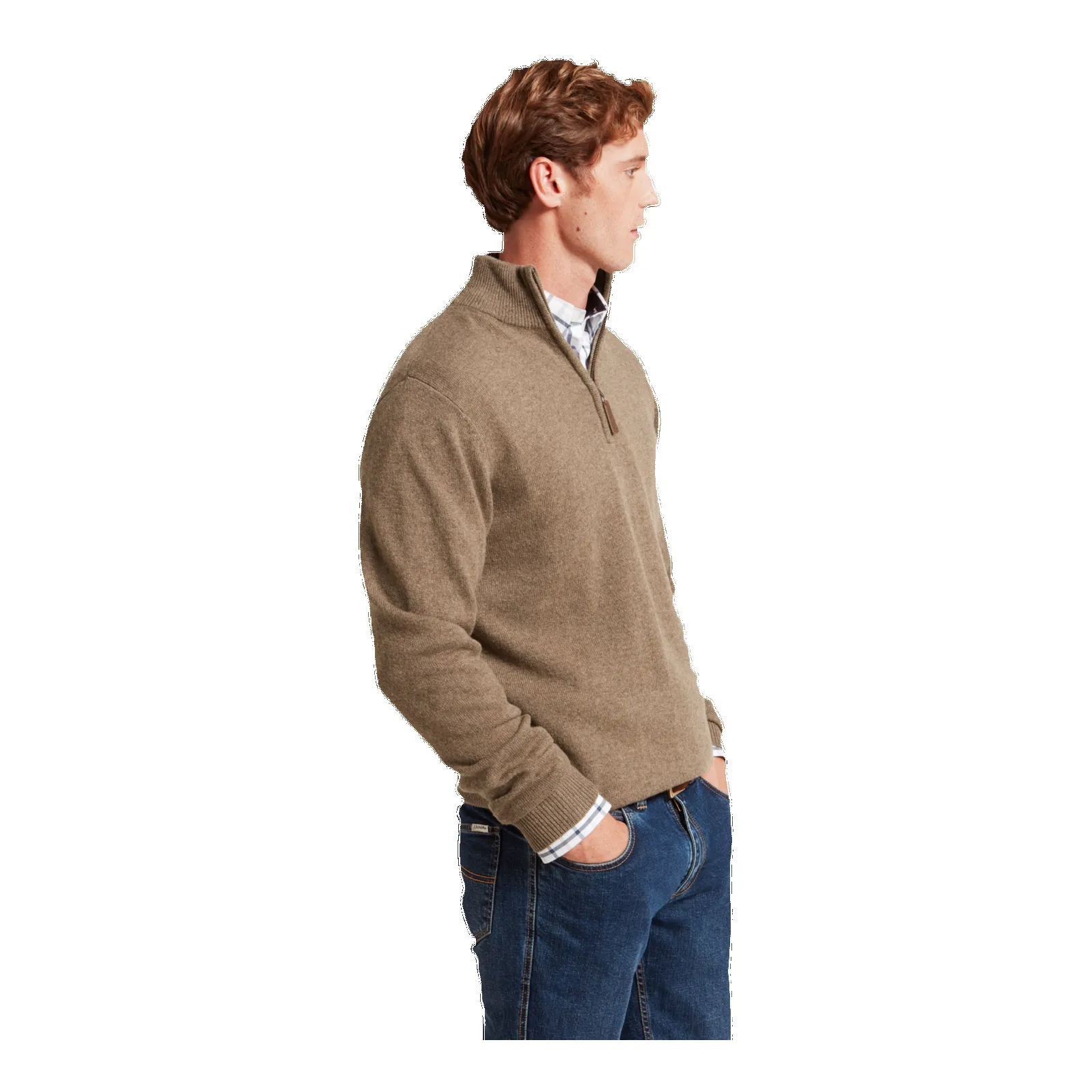 Schoffel Lewis Lambswool 1/4 Zip Jumper sold by Coes product image thumbnail 3