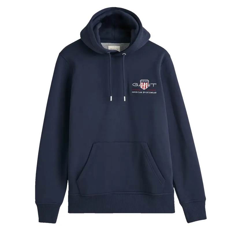 GANT Medium Archive Shield Hoodie sold by Coes