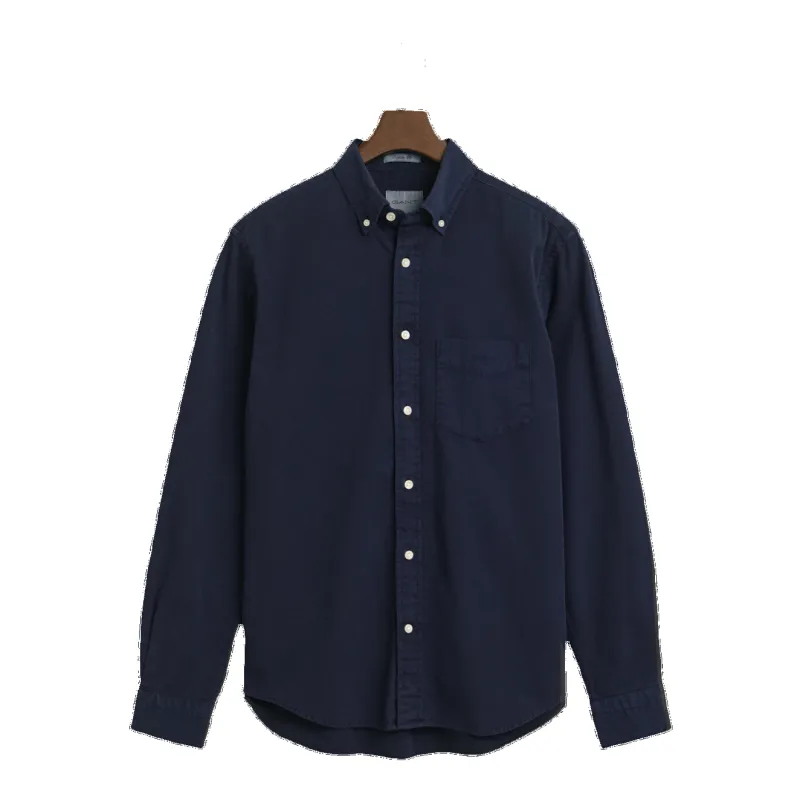 GANT Regular Fit Garment-Dyed Twill Shirt sold by Coes