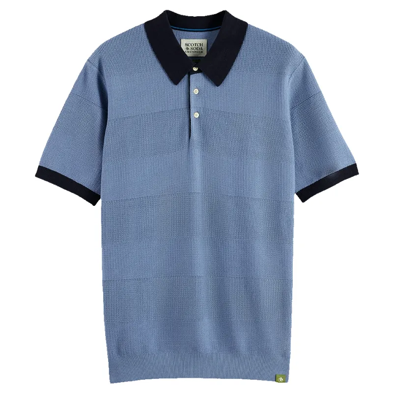 Scotch & Soda Knitted Polo sold by Coes