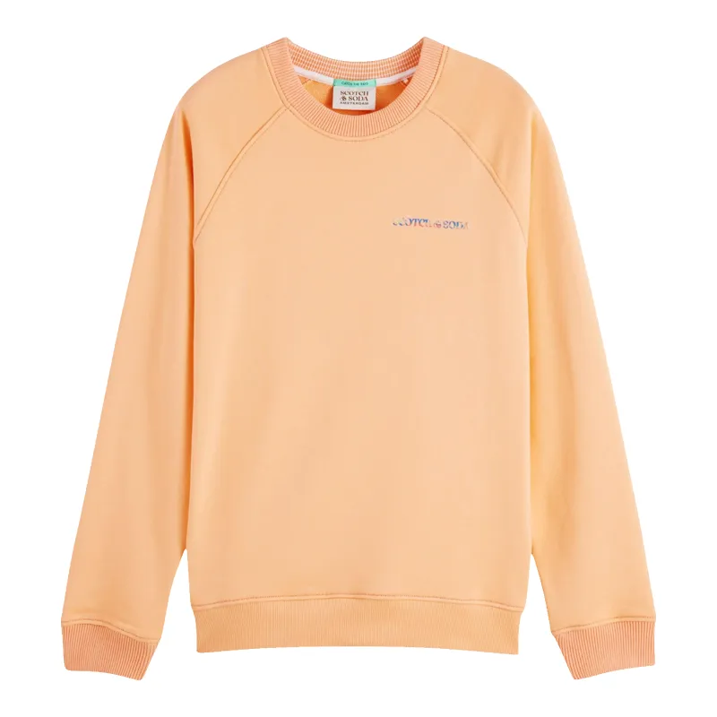 Scotch & Soda Crewneck Logo Felpa Sweatshirt for Men sold by Coes