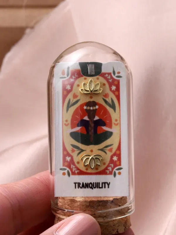 Attic Creations Tranquillity - Lotus Flower Earrings sold by Coes