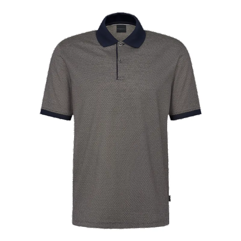Bugatti Texture Pattern Polo made by Bugatti